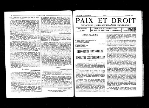 Paix et Droit.  (01/02/1929)